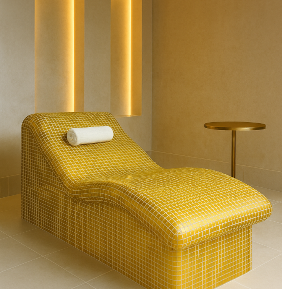 Cam Mozaik Isıtmalı Yatak-2